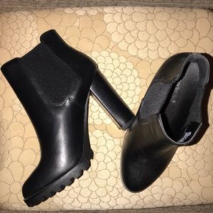 NEW Black Heeled Booties